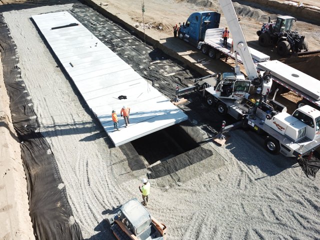 Stormwater project photography