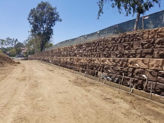 Retaining Walls project photography